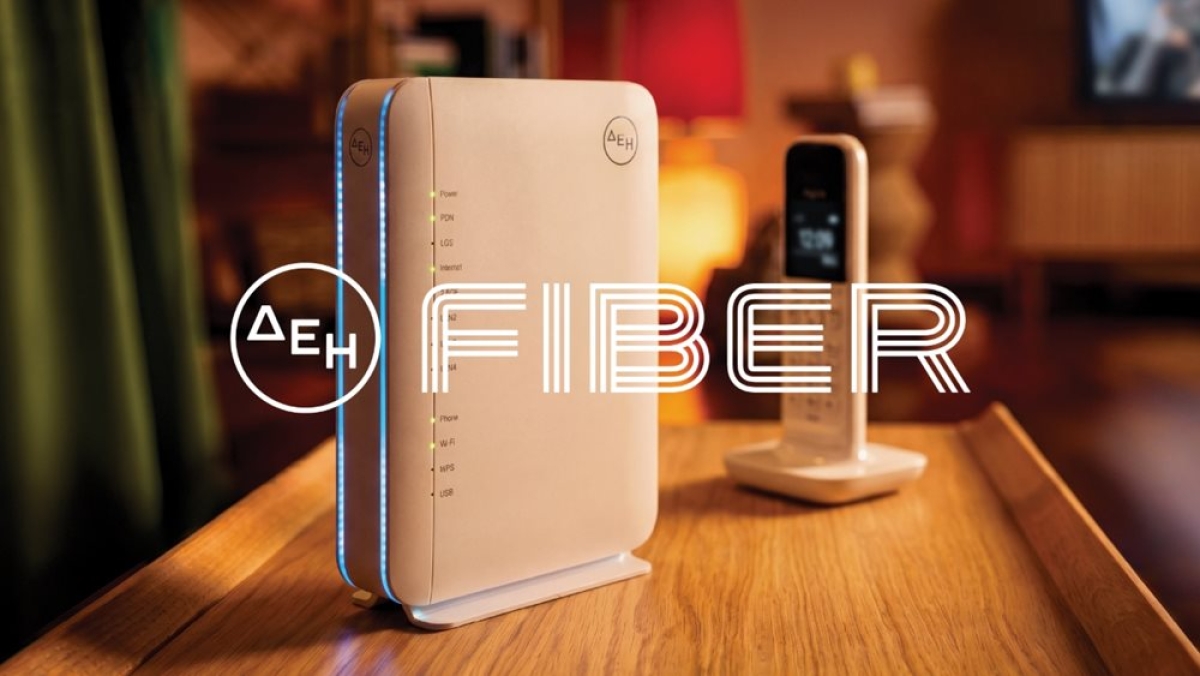ΔΕΗ Fiber: Έφτασε σε 1,5 εκατ. σπίτια σε όλη την Ελλάδα το FTTH ίντερνετ με 100% οπτική ίνα