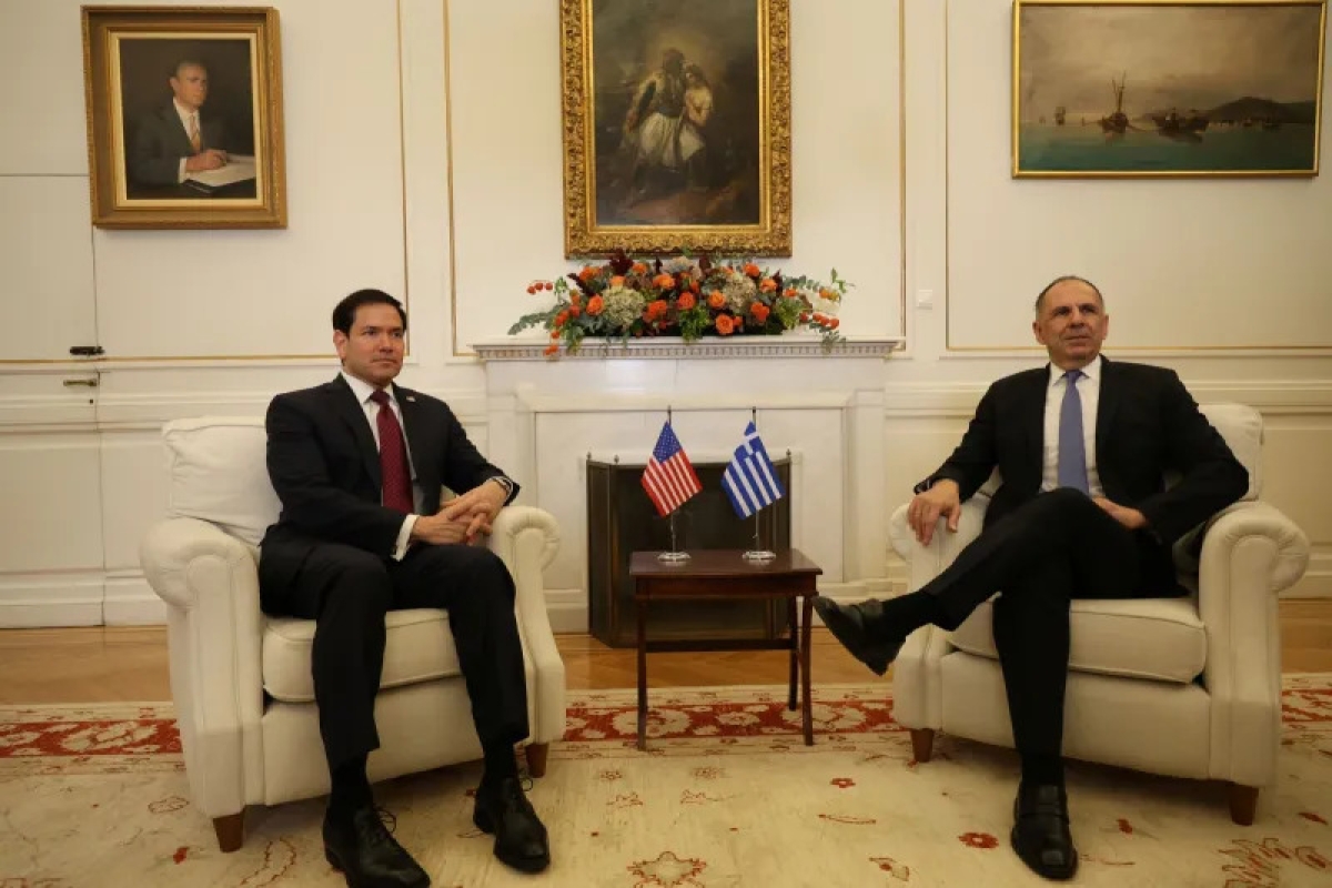 Στην Αθήνα ο Rubio με πλούσιο πρόγραμμα - Ξεκίνησε η συνάντηση με τον Γ. Γεραπετρίτη