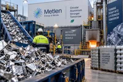 Metlen: Η διεθνής προβολή της επένδυσης των 25 εκατ. στο ανακυκλώμενο αλουμίνιο